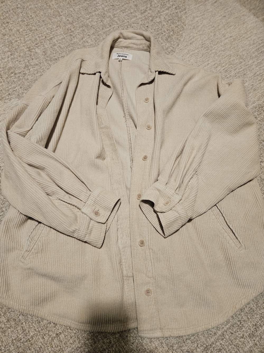 Reformation Corduroy Shacket